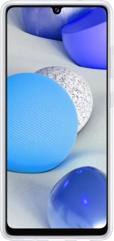 Forterra Samsung A42 Hoesje Siliconen Backcover Lichtgewicht - Transparant