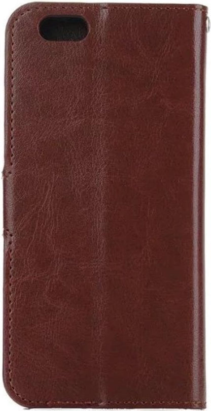 Forterra iPhone 5/5s/5SE Hoesje Bookcase Cover met Kaarthouder - Bruin