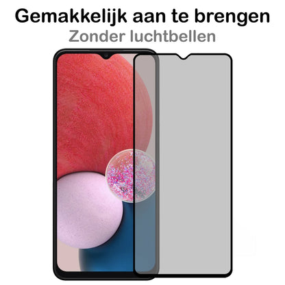Forterra Samsung A13 5G Screenprotector Gehard Glas - Privacy