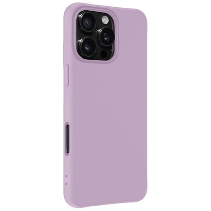 Forterra iPhone 16 Pro Hoesje Siliconen Backcover Lichtgewicht - Lila