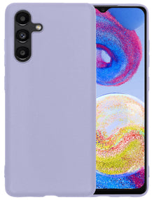 Forterra Samsung A04s Hoesje Siliconen Backcover Lichtgewicht - Lila