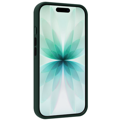 Forterra iPhone 17 Hoesje Geschikt voor Magsafe Backcover Shockproof - Donkergroen