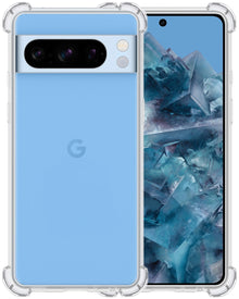 Forterra Google Pixel 8 Pro Hoesje Shockproof Backcover Siliconen - Transparant