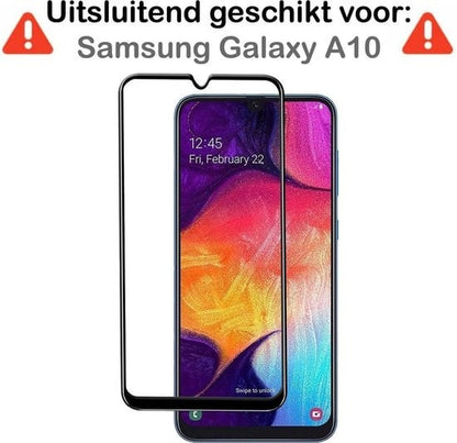 Forterra Samsung A10 Screenprotector Gehard Glas - Full Screen
