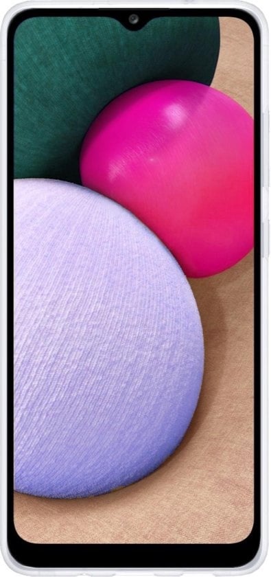 Forterra Samsung A02s Hoesje Siliconen Backcover Lichtgewicht - Transparant