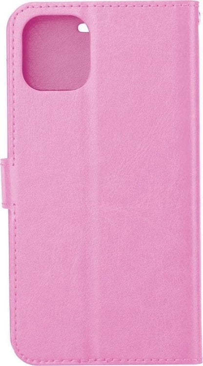 Forterra iPhone 11 Pro Max Hoesje Bookcase Cover met Kaarthouder - Lichtroze