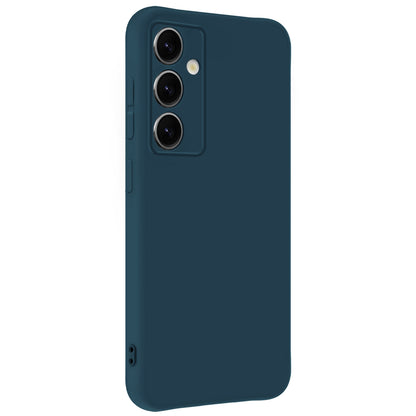 Forterra Samsung S25 Hoesje Siliconen Backcover Lichtgewicht - Donkerblauw