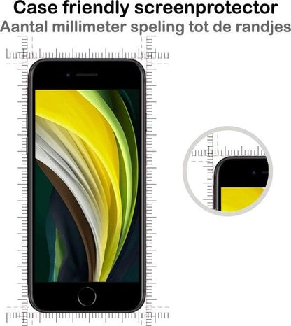 Forterra iPhone 7/8 Screenprotector Gehard Glas - Full Screen