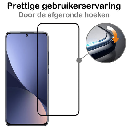 Forterra Xiaomi 12 Pro Screenprotector Gehard Glas - Full Screen