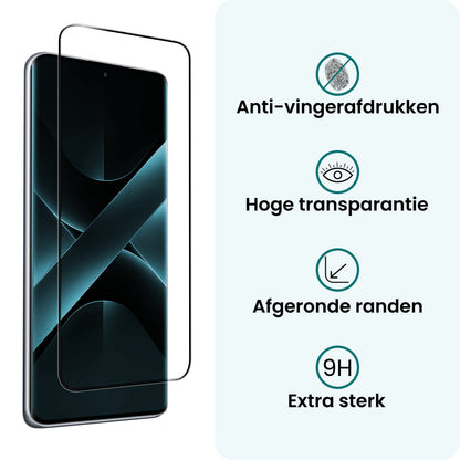 Forterra Xiaomi Poco X7 Screenprotector Gehard Glas - Full Screen