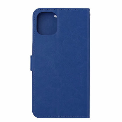 Forterra iPhone 11 Hoesje Bookcase Cover met Kaarthouder - Donkerblauw