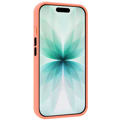 Forterra iPhone 17 Hoesje Geschikt voor Magsafe Backcover Shockproof - Perzik