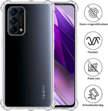 Forterra OPPO Find X3 Lite Hoesje Shockproof Backcover Siliconen - Transparant