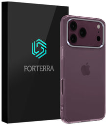 Forterra iPhone 18 Pro Hoesje Siliconen Backcover Lichtgewicht - Transparant