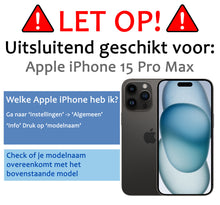 Forterra iPhone 15 Pro Max Screenprotector Gehard Glas - Anti-kras
