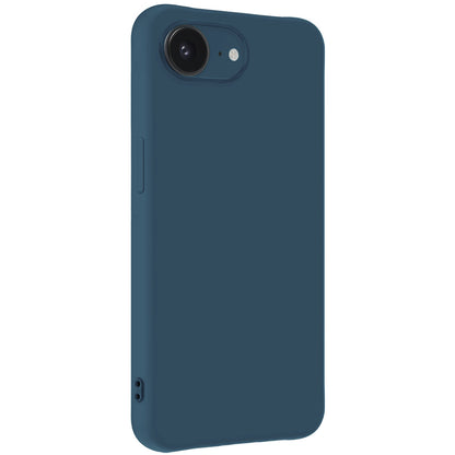 Forterra iPhone 16e Hoesje Siliconen Backcover Lichtgewicht - Donkerblauw