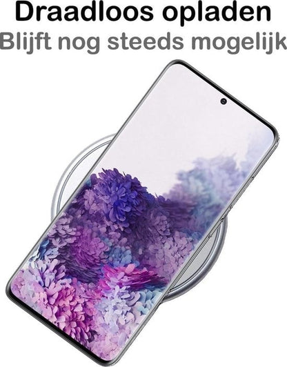 Forterra Samsung S20 Hoesje Siliconen Backcover Lichtgewicht - Zwart