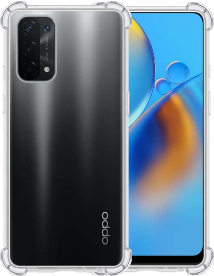 Forterra OPPO A74 5G Hoesje Shockproof Backcover Siliconen - Transparant