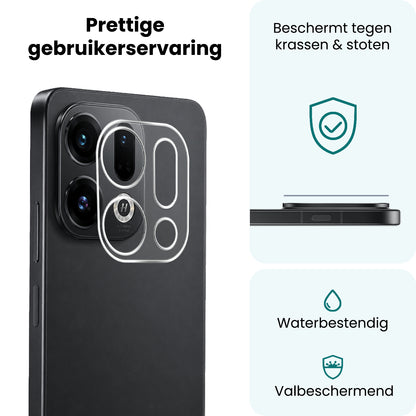 Forterra OPPO Find X9 Camera Screenprotector Gehard Glas