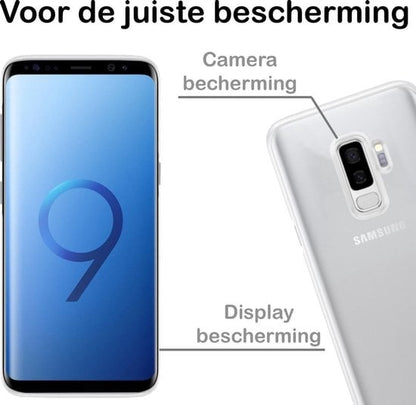 Forterra Samsung S9 Plus Hoesje Siliconen Backcover Lichtgewicht - Transparant