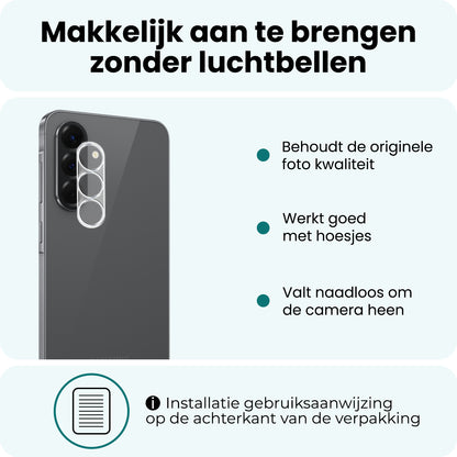 Forterra Samsung A27 Camera Screenprotector Gehard Glas