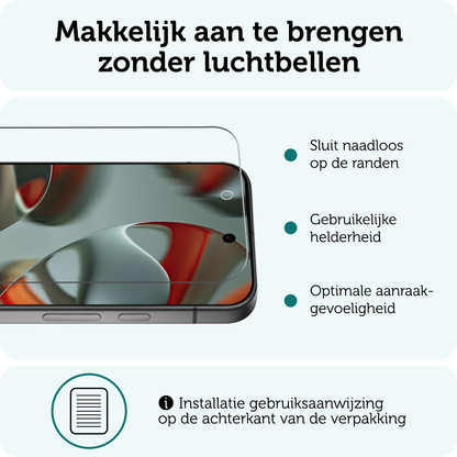Forterra Google Pixel 10 Screenprotector Gehard Glas - Anti-kras