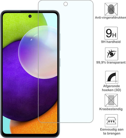 Forterra Samsung A52 Screenprotector Gehard Glas - Anti-kras