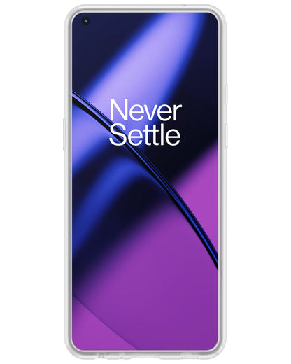Forterra OnePlus 11 Hoesje Siliconen Backcover Lichtgewicht - Transparant