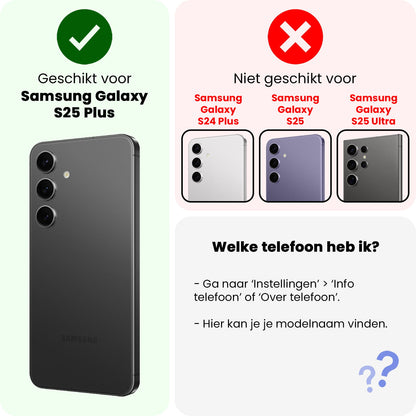 Forterra Samsung S25 Plus Camera Screenprotector Gehard Glas