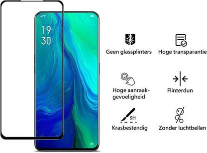 Forterra OPPO Reno 2Z Screenprotector Gehard Glas - Full Screen
