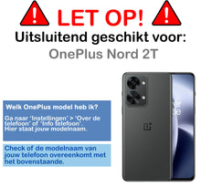 Forterra OnePlus Nord 2T Hoesje Bookcase Cover met Kaarthouder - Zwart