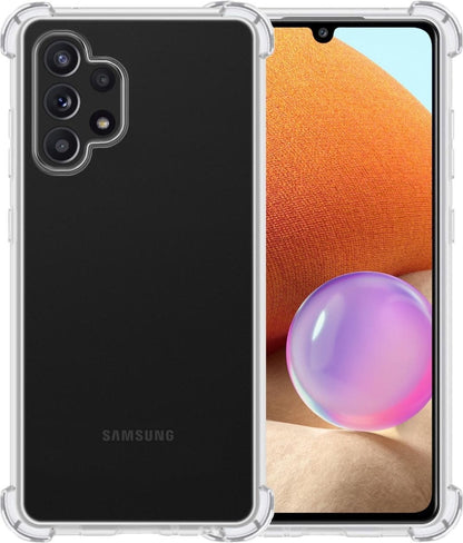 Forterra Samsung A32 4G Hoesje Shockproof Backcover Siliconen - Transparant