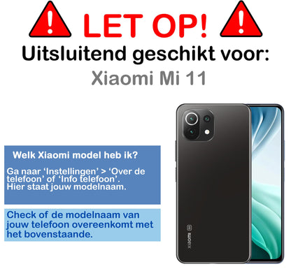 Forterra Xiaomi Mi 11 Hoesje Shockproof Backcover Siliconen - Transparant