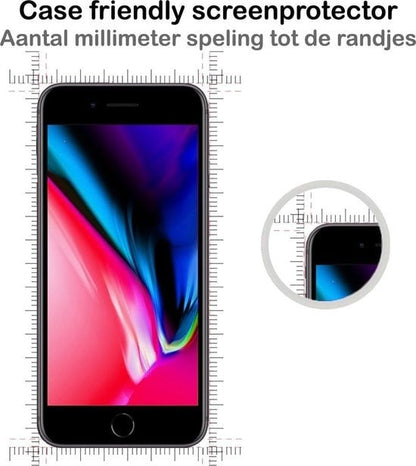 Forterra iPhone 8 Plus Screenprotector Gehard Glas - Anti-kras