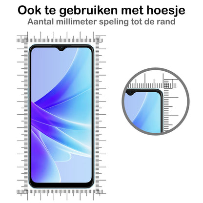 Forterra OPPO A57 Screenprotector Gehard Glas - Full Screen