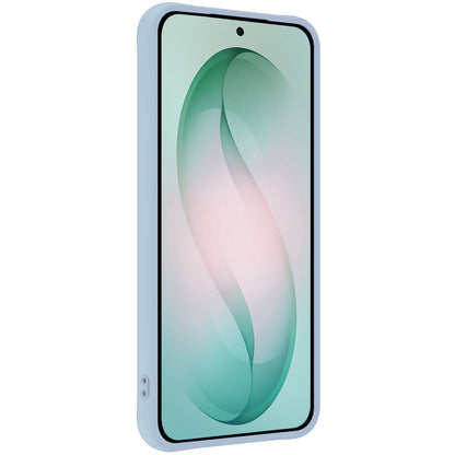 Forterra Samsung S26 Plus Hoesje Siliconen Backcover Lichtgewicht - Lichtblauw