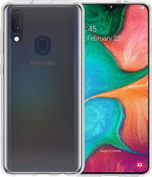 Forterra Samsung A20e Hoesje Siliconen Backcover Lichtgewicht - Transparant