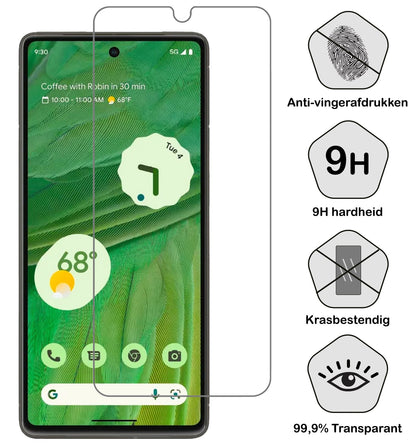 Forterra Google Pixel 7A Screenprotector Gehard Glas - Anti-kras