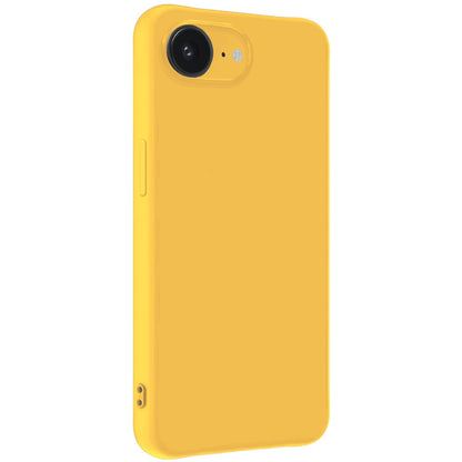 Forterra iPhone 16e Hoesje Siliconen Backcover Lichtgewicht - Geel