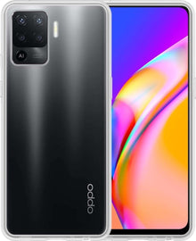 Forterra OPPO A94 Hoesje Siliconen Backcover Lichtgewicht - Transparant