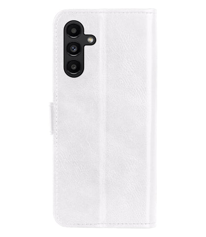 Forterra Samsung A04s Hoesje Bookcase Cover met Kaarthouder - Wit