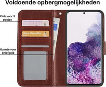 Forterra Samsung S20 Hoesje Bookcase Cover met Kaarthouder - Bruin