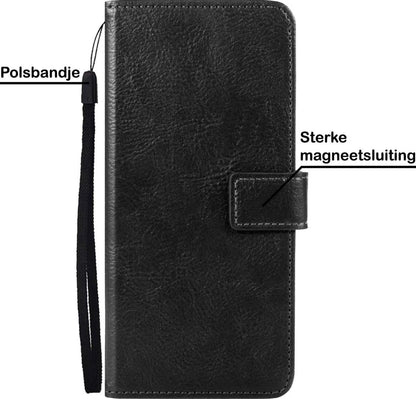 Forterra Samsung A52 5G Hoesje Bookcase Cover met Kaarthouder - Zwart