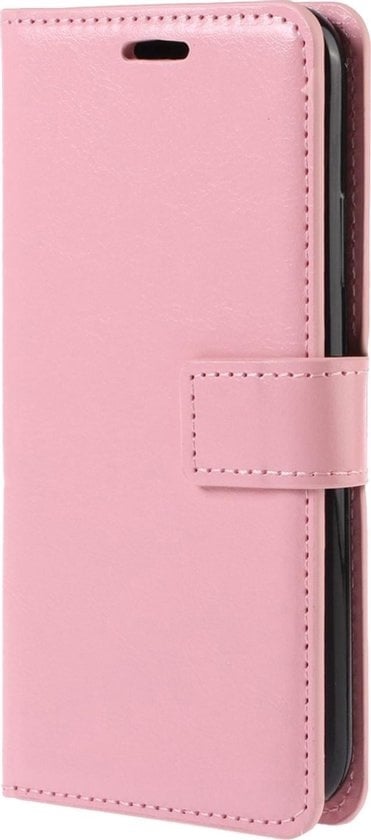 Forterra Samsung S21 Ultra Hoesje Bookcase Cover met Kaarthouder - Lichtroze