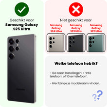 Forterra Samsung S25 Ultra Hoesje Siliconen Backcover Lichtgewicht - Licht Roze