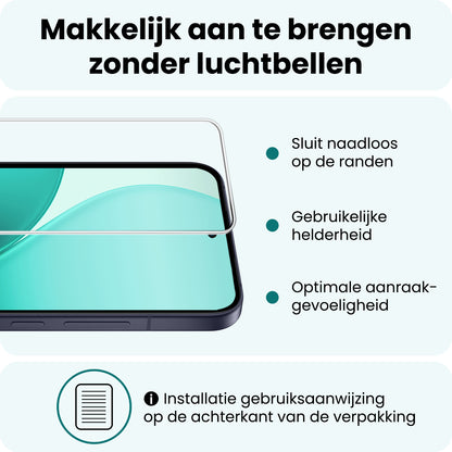 Forterra OPPO Reno 14 Screenprotector Gehard Glas - Anti-kras