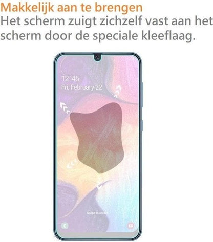 Forterra Samsung A30 Screenprotector Gehard Glas - Full Screen