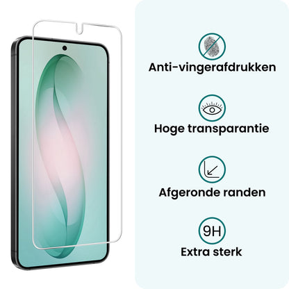 Forterra Samsung S26 Plus Screenprotector Gehard Glas - Anti-kras