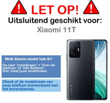 Forterra Xiaomi 11T Hoesje Siliconen Backcover Lichtgewicht - Transparant