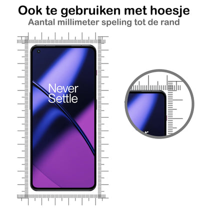 Forterra OnePlus 11 Screenprotector Gehard Glas - Full Screen